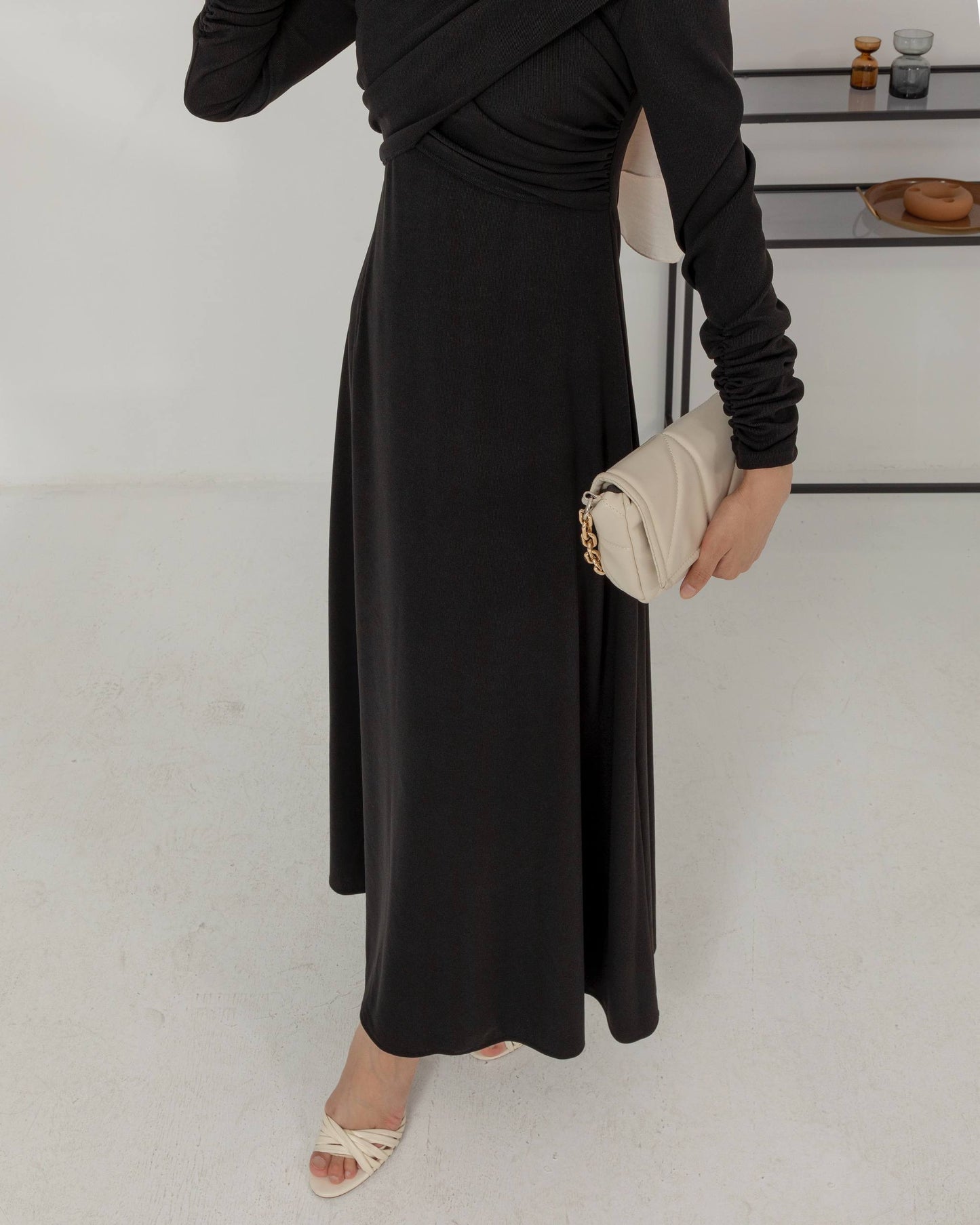 MeriStore Kleid 6559 Schwarz