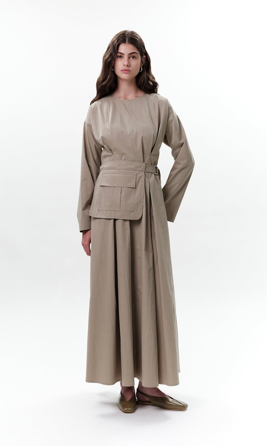 Manuka Kleid mit Gürteldetail