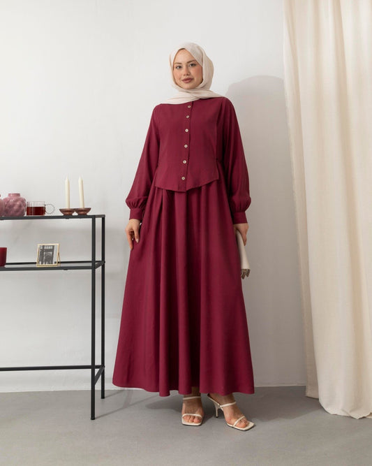 MeriStore Kleid mit abnehmbarer Weste 6495