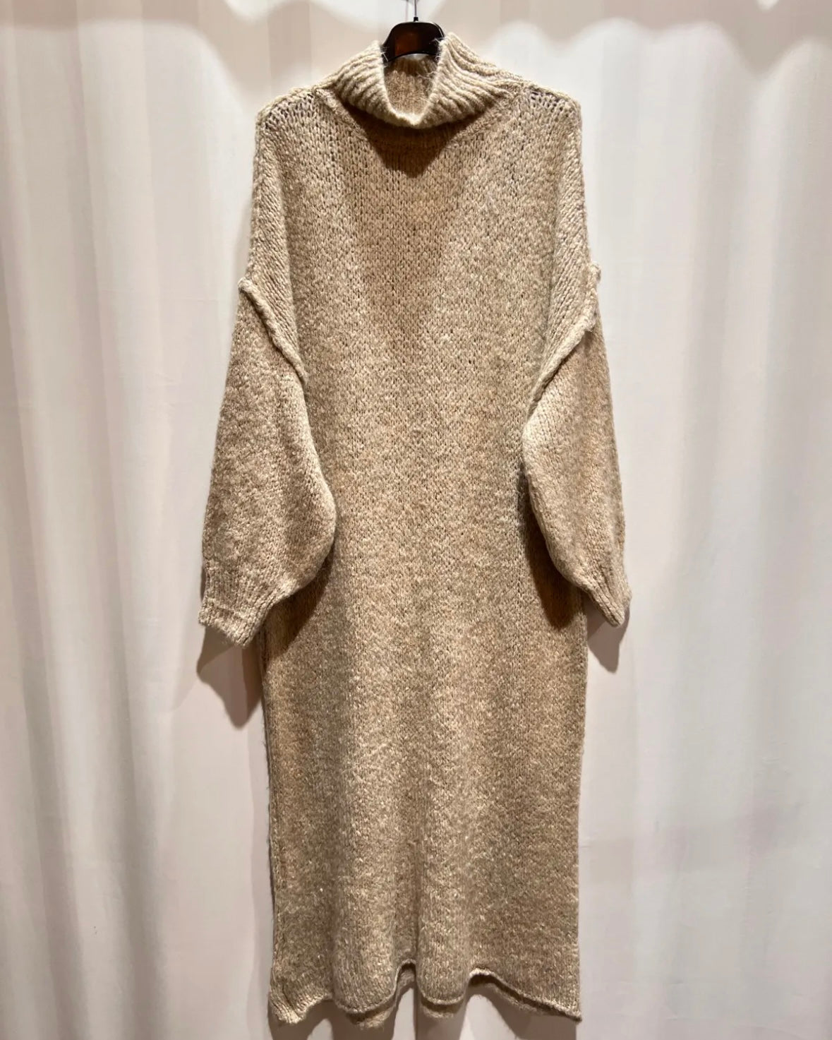 Oversize Woll-Kleid