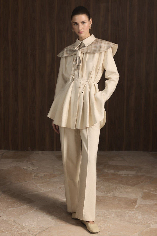 Ahel Ekose 2-teiler mit Hose Beige 8169