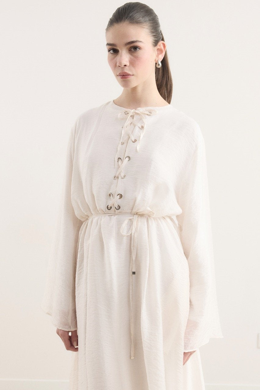 AHEL Lucy Kleid Weiss 6997