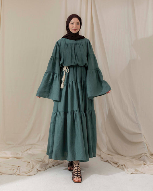 MeriStore 6628 Kleid Petrol