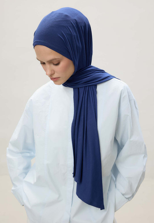 FreshScarfs Jersey Penye Koyu Mavi