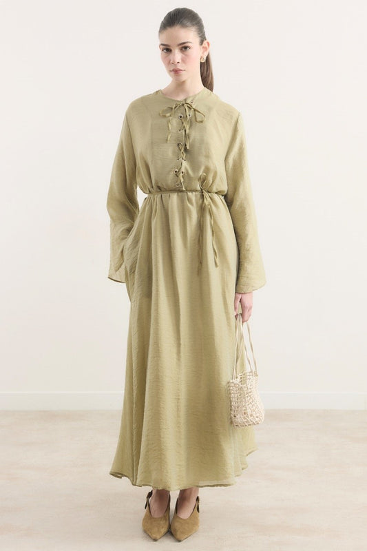 AHEL Lucy Kleid Khaki 6997