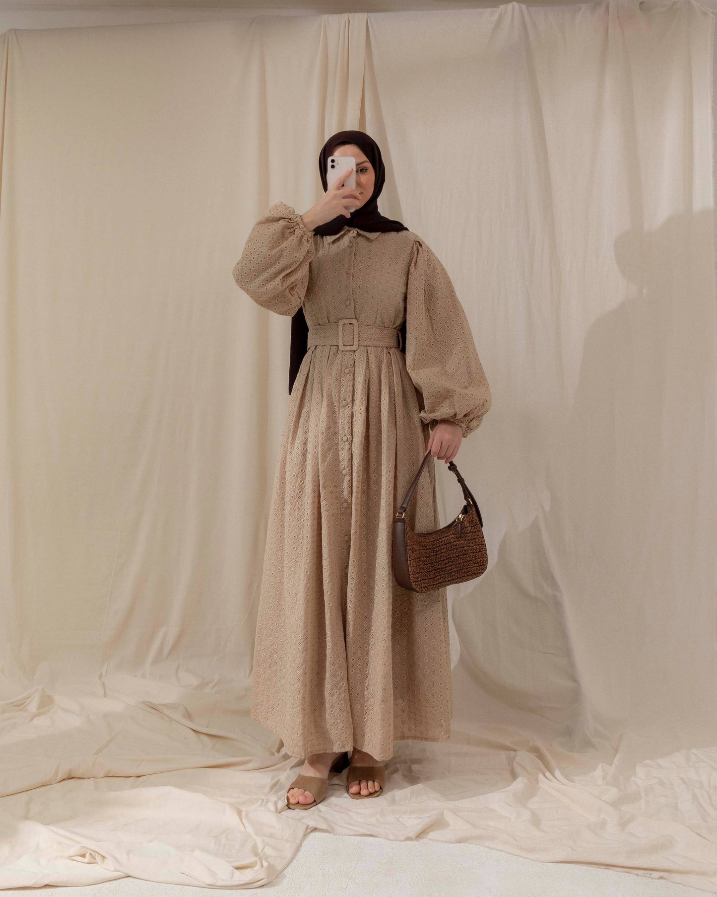 MeriStore Kleid 6629 Beige