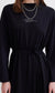 Manuka langes Basic Oversize Kleid