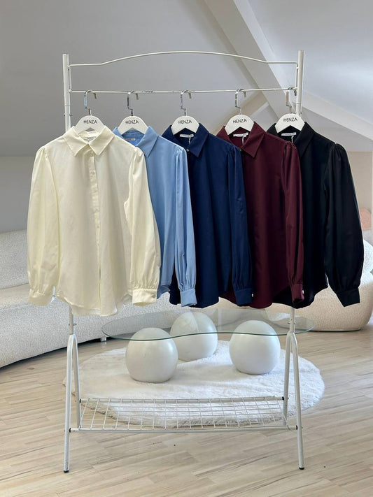 Henza Bluse mit Ballonärmeln