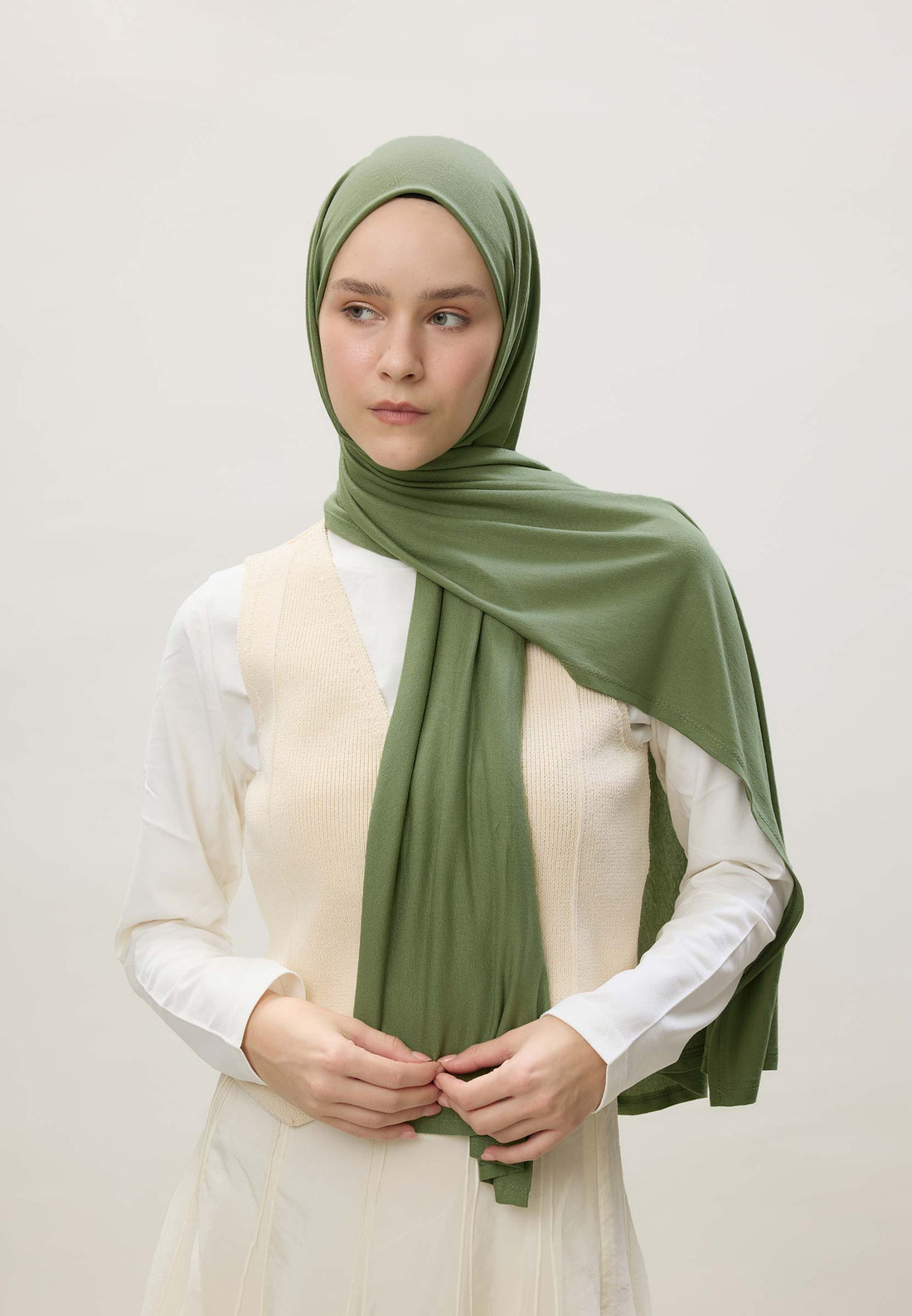 FreshScarfs Jersey Penye cam Yesili