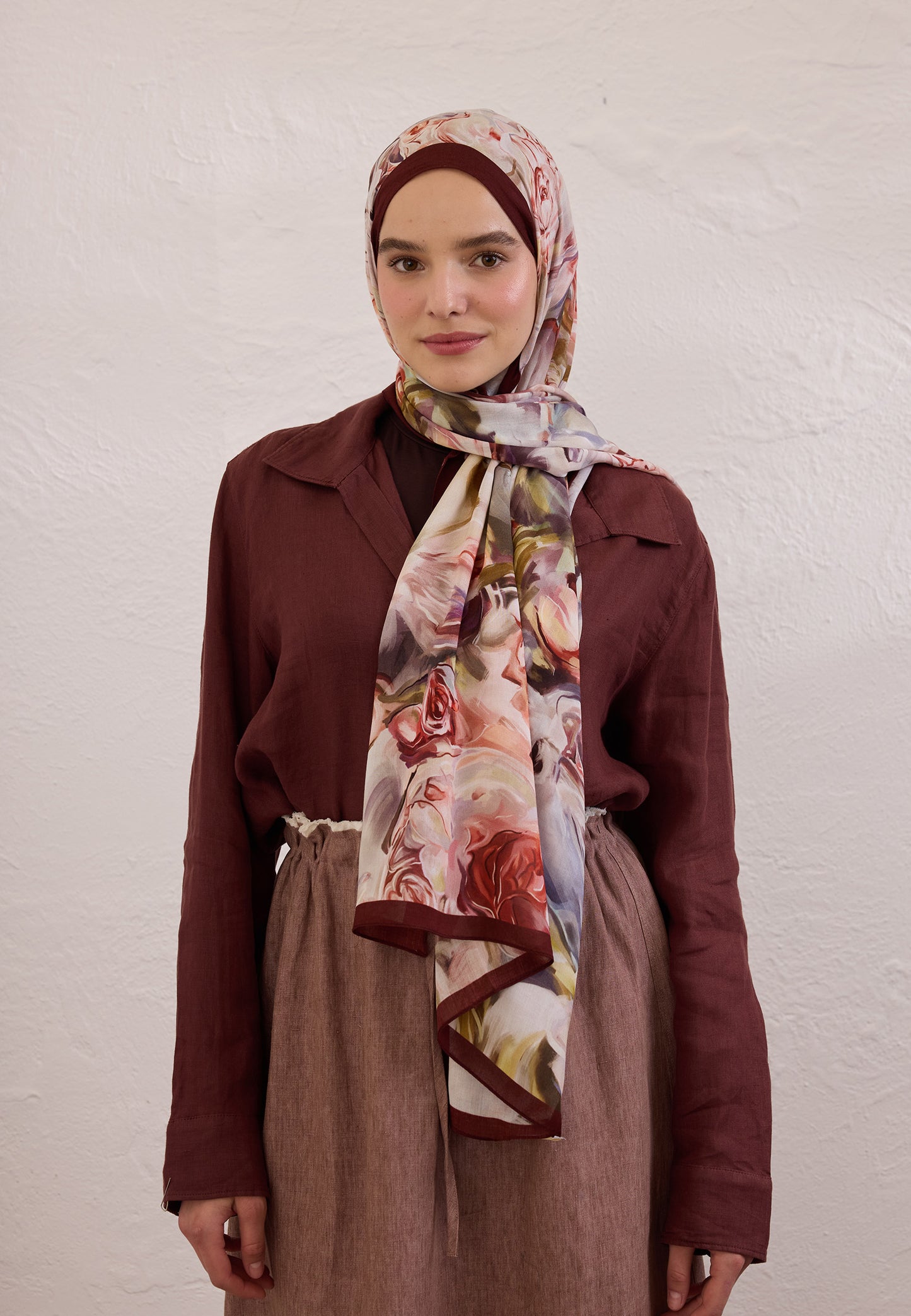 FreshScarfs Rami Hijab Nerissa Bordo