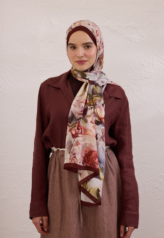 FreshScarfs Rami Hijab Nerissa Bordo