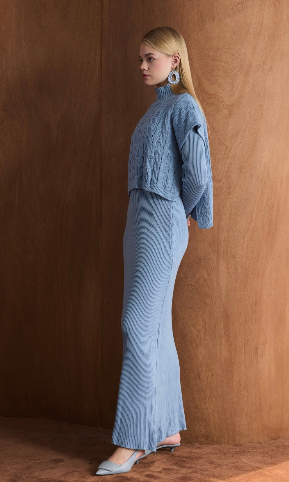 AhelTasarim Triko Set Babyblau AHL705