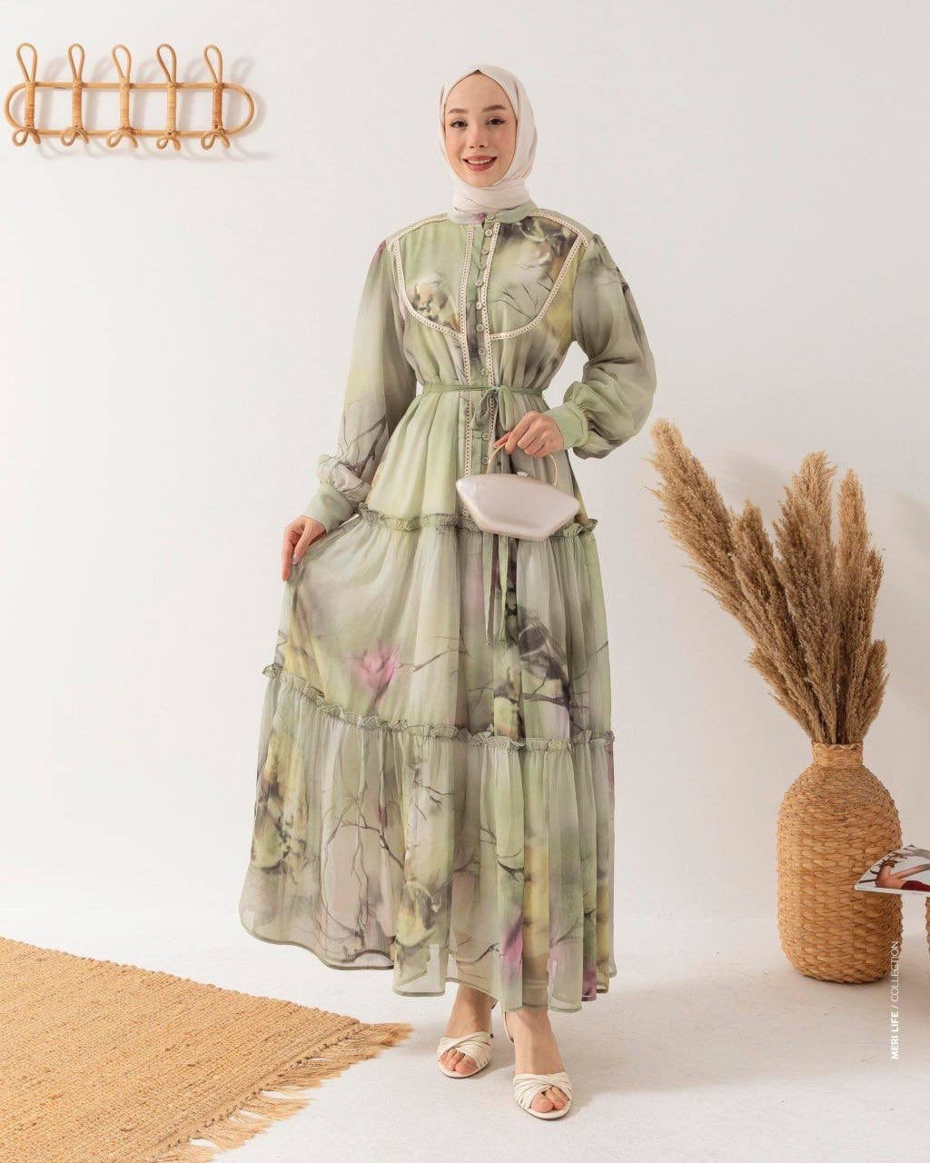 MeriStore Kleid 6439 Grün