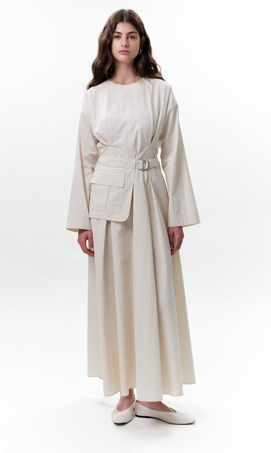 Manuka Kleid mit Gürteldetail