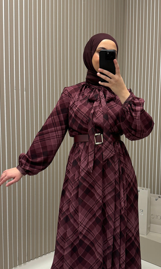 MOILA Miranda Kleid Bordeaux