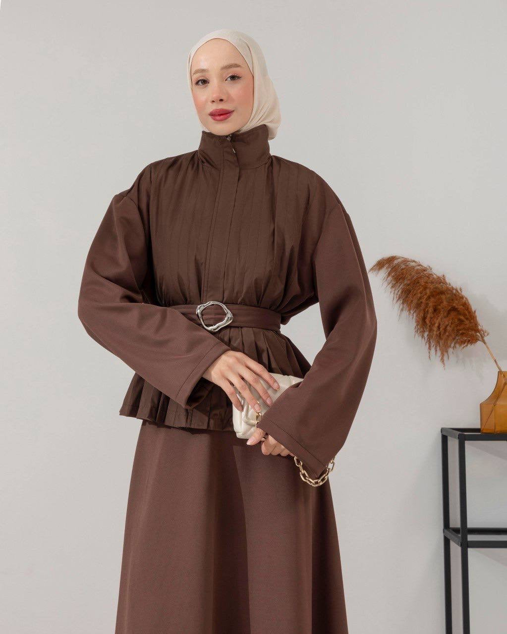 MeriStore 2-teiler mit Rock 6546 Braun