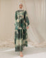 MeriStore Kleid 6464 Grün mit Gürtel