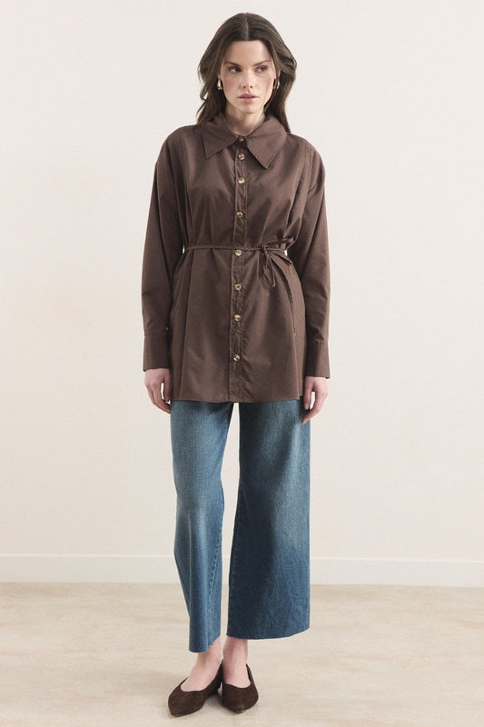 Ahel Hemd 8313 Braun