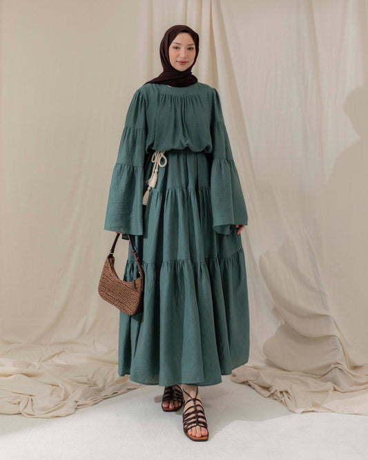 MeriStore 6628 Kleid Petrol
