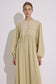 Manuka DOKULU NAKIŞ DETAYLI ELBİSE Khaki Kleid