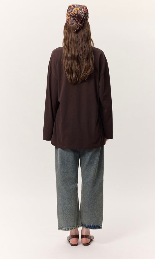 Manuka Oversize Langarm T-Shirt