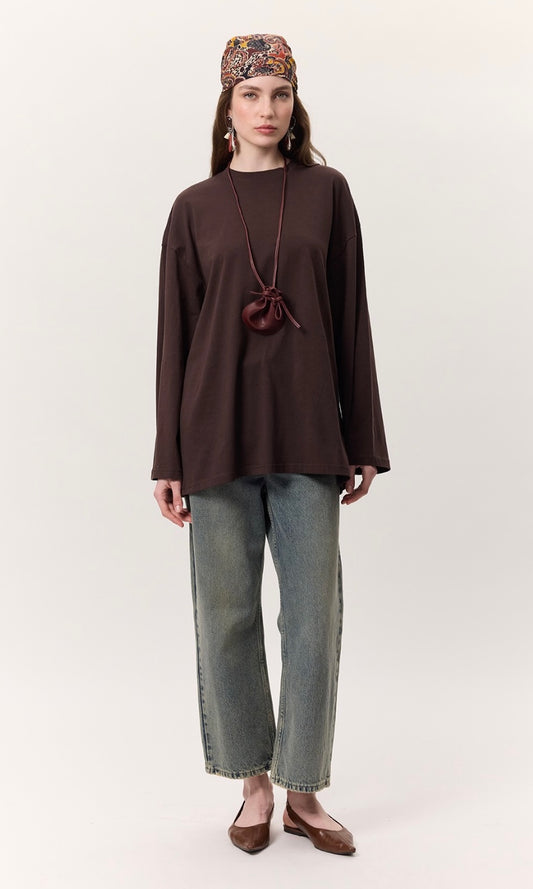 Manuka Oversize Langarm T-Shirt