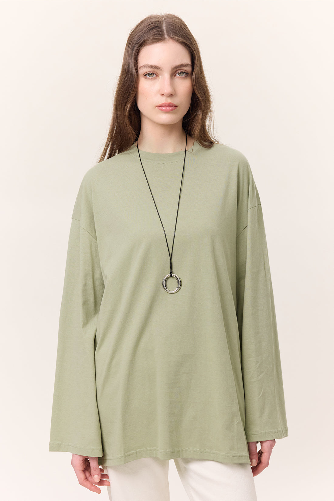 Manuka Oversize Langarm T-Shirt