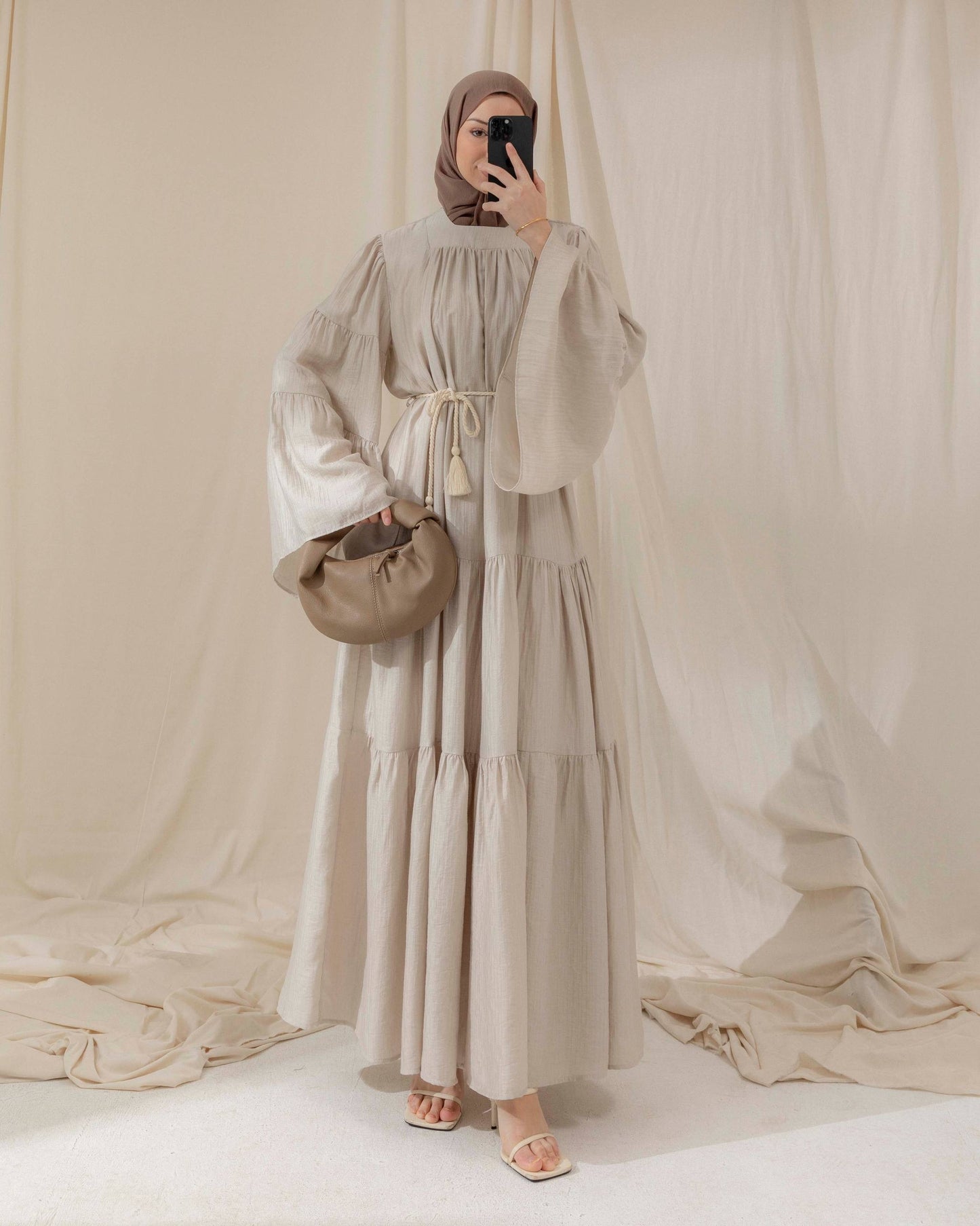 MeriStore 6628 Kleid Beige