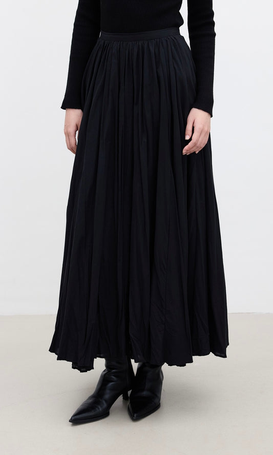 Manuka Pilise Maxi Rock Schwarz